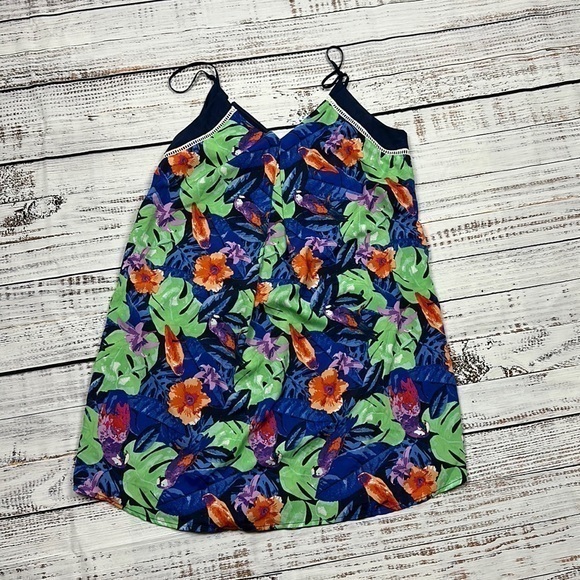Adelyn Rae tropical sleeveless dress size medium - Picture 1 of 5